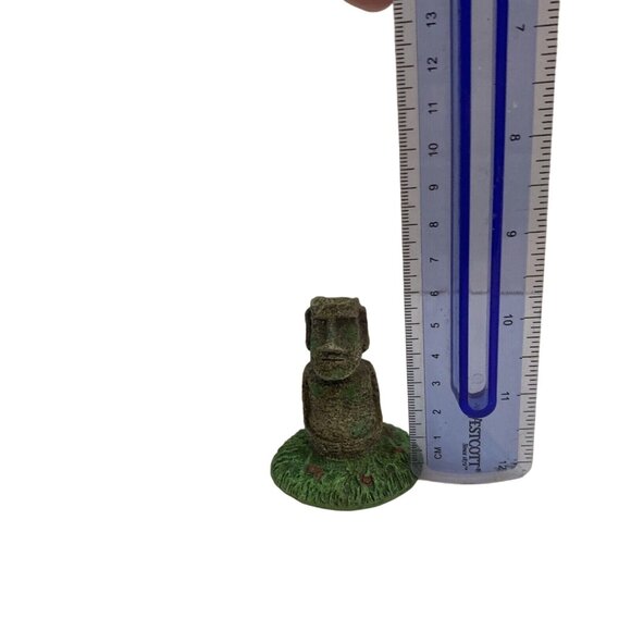 Penn Plex Mini Easter Island Cannon Aquarium Resin Décor Set - Picture 5 of 13